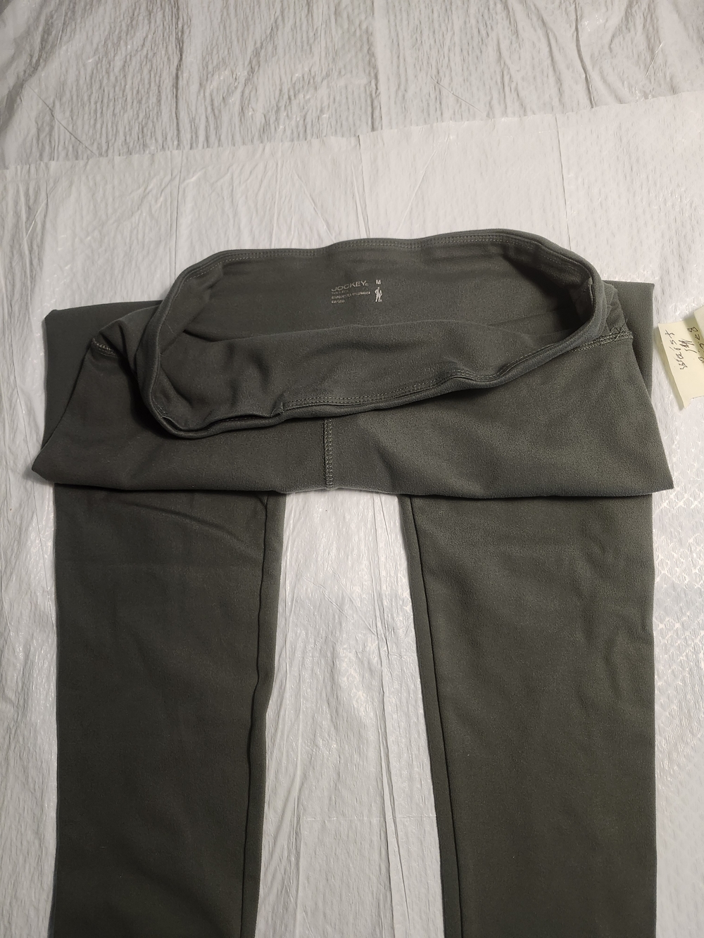 High-Waist Olive Green Leggings